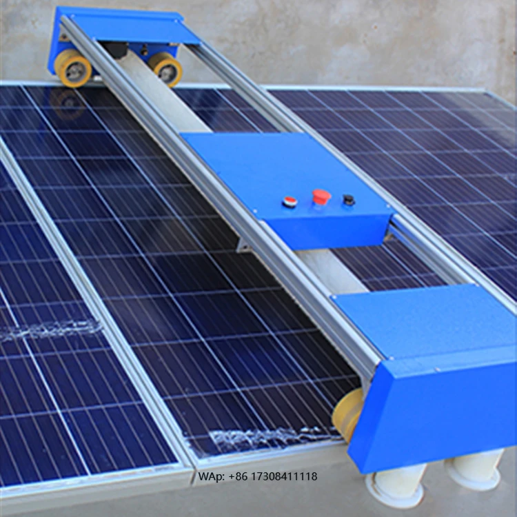 Remote Control Solar Panel Cleaning Brush High Efficiency Photovoltaic Clean Equipment