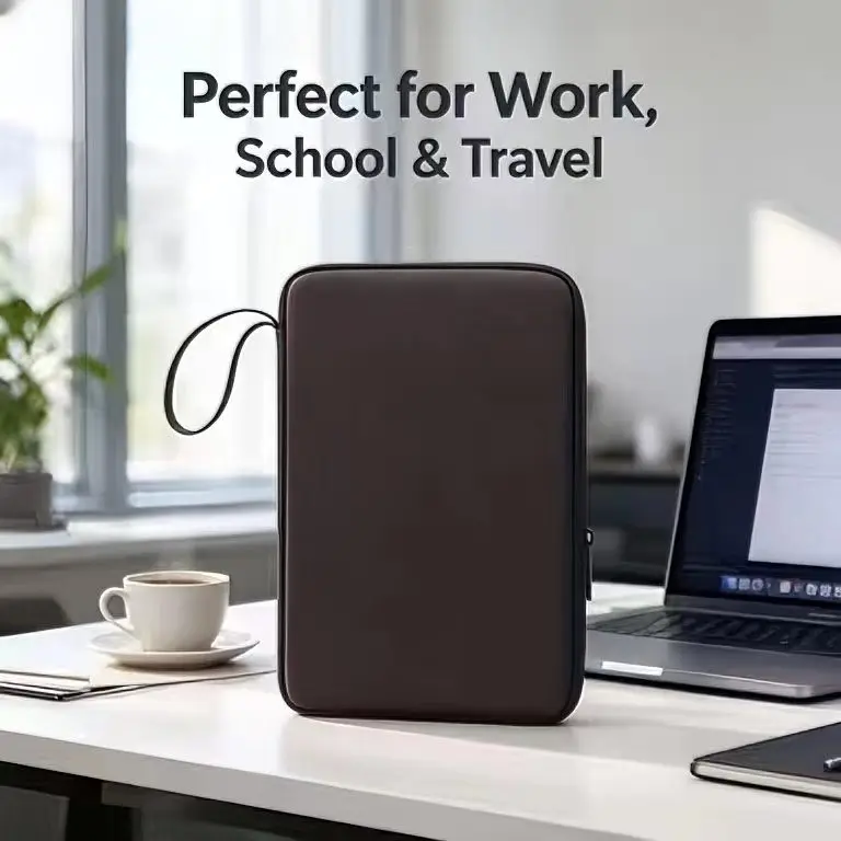 Tablet Notebook Storage Bag iPad Computer Storage Bag Handheld Portable Pen Insertion Storage Bag