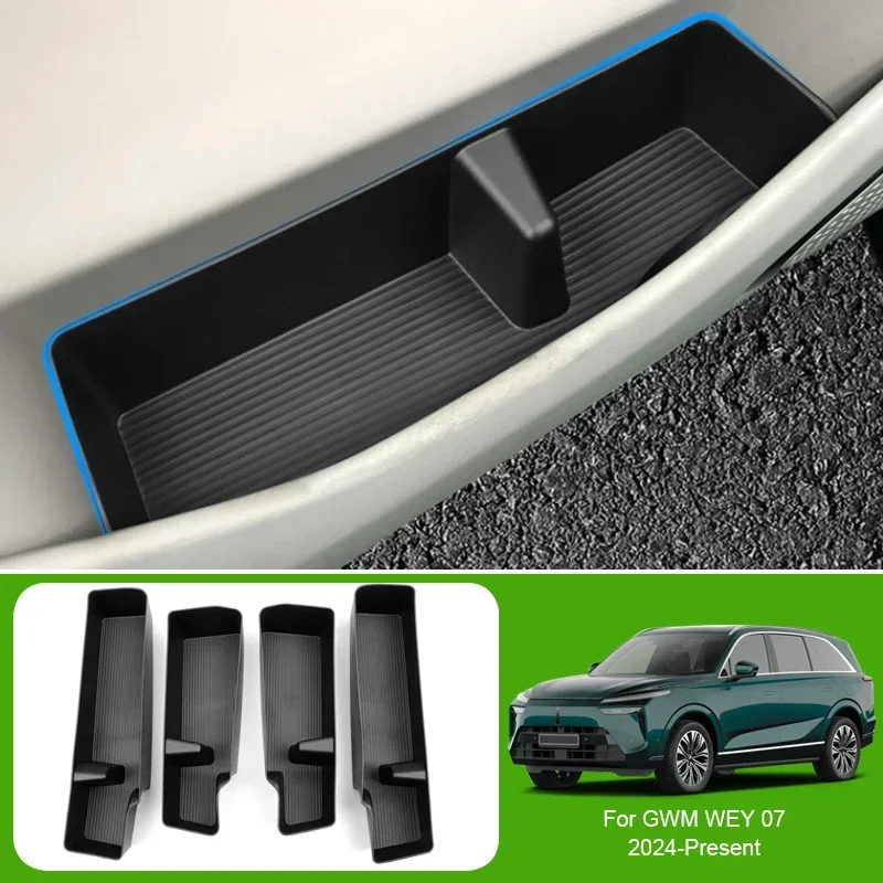 

Car Lower Central Control Storage Bag For GWM WEY 07 2024-Present Armrest Box Storage Auto ABS Door Window Lift Tidying Barrel