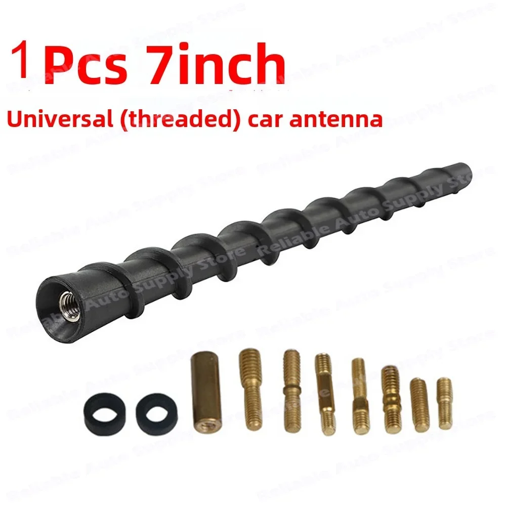 7 Inch Short Antenna Universal Threaded For Jeep Ford F150 AM FM Radio Signal Reception Stubby Upgrade Car Accessories