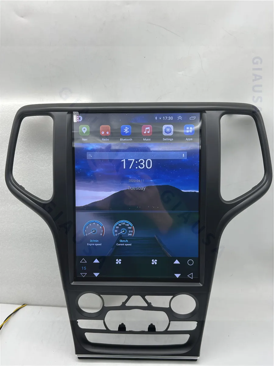 

128GB Android System Stereo For Jeep Grand Cherokee 2014-2017 Double Din 12.1 Inch Stereo 1080P HD Navigation GPS
