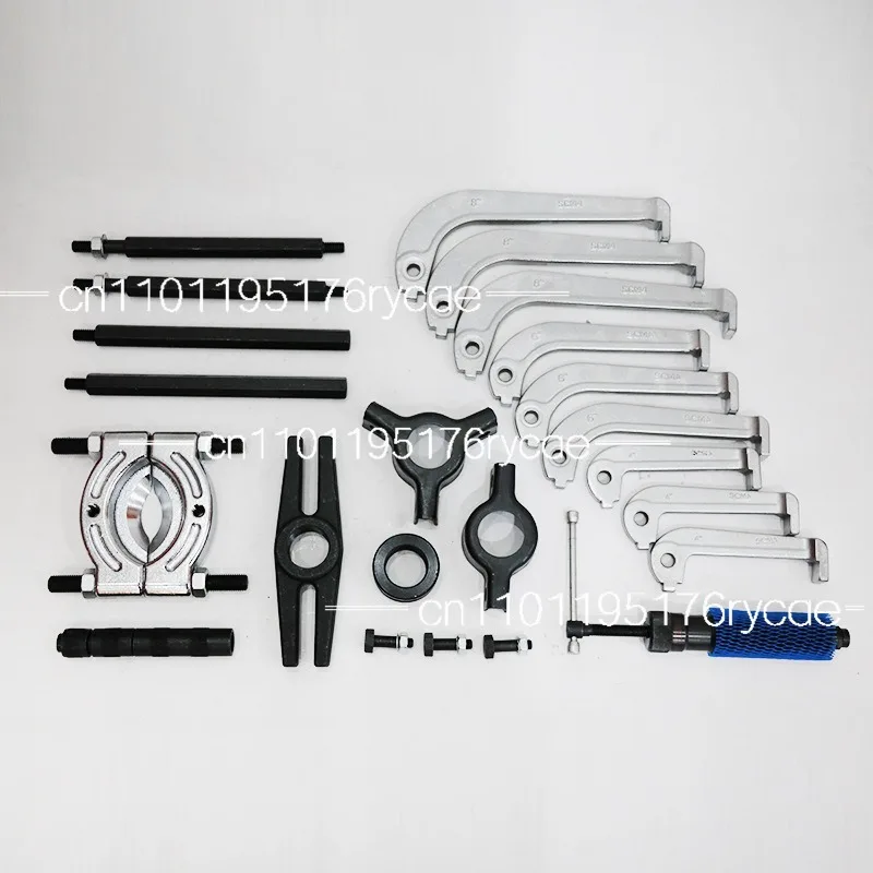 Hydraulic puller removal tool, three-jaw multi-functional pull code remover, bearing puller