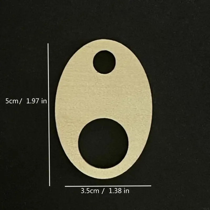 R9JC 50 Pcs Oval Floss Drop Stitching Thread Organization Thread Drop Floss Chip for Embroidery Floss Organization