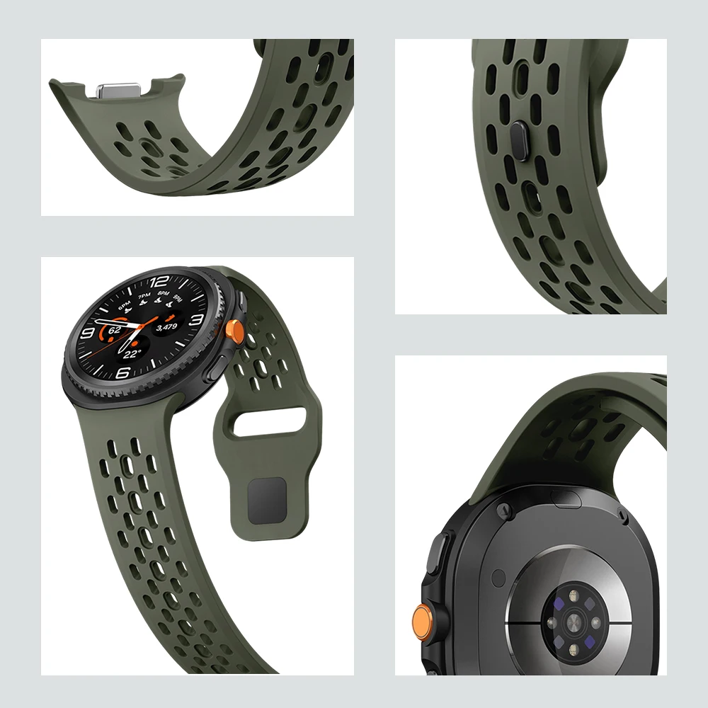 Silicone Strap for Samsung Galaxy Watch 8 Classic Reverse Buckle Sport Band for Samsung Galaxy Watch 8 40/44mm