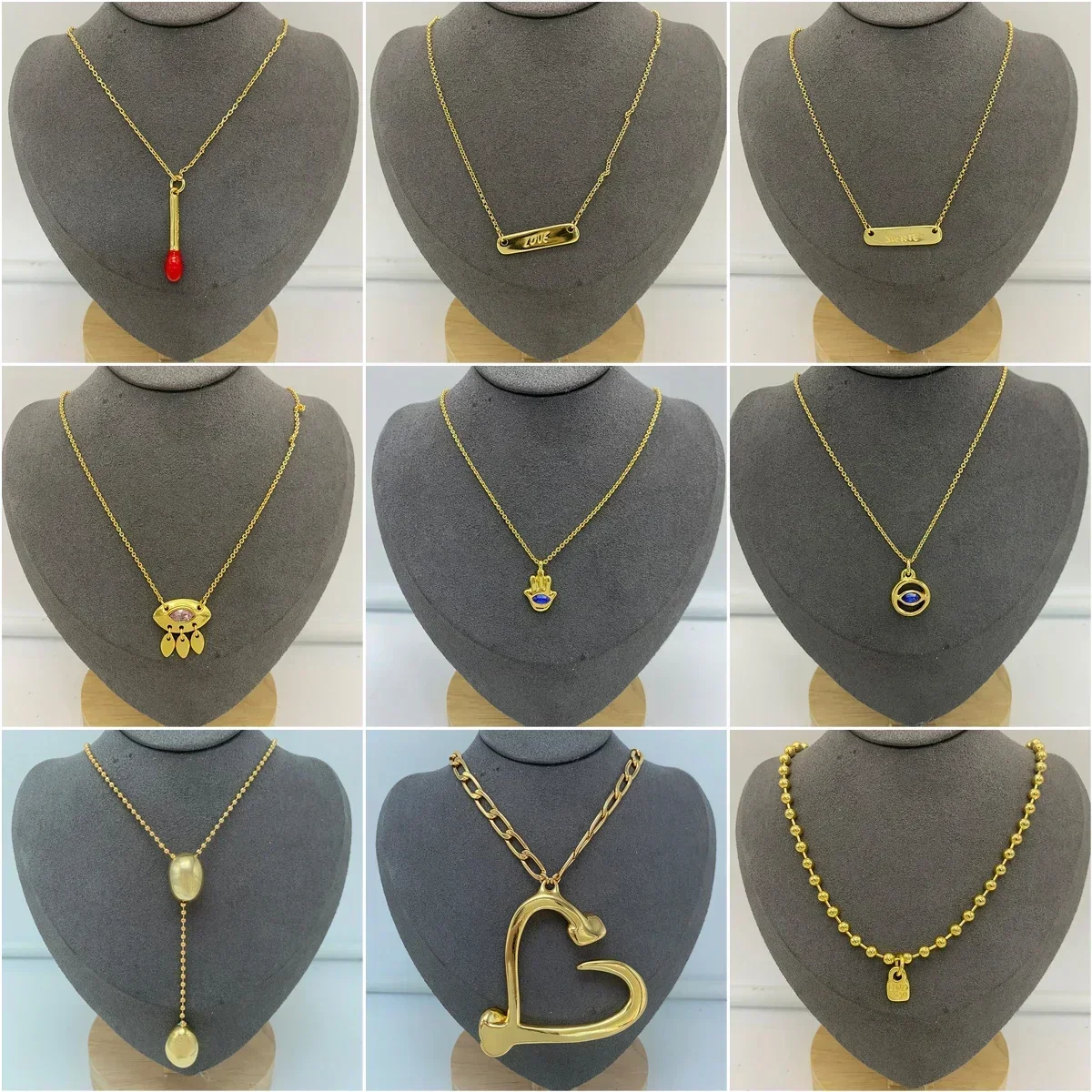 2023 New Fashion Exquisite Plated 14K Gold uno de 50 Necklace Jewelry, Suitable as a Gift