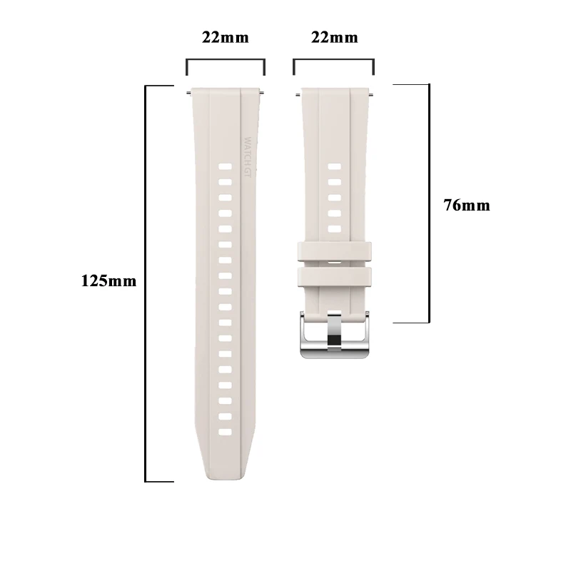 22mm Band for Huawei GT6/GT6 Pro 46mm Sport Silicone Wrist Band for Huawei GT6/5/4/3 GT6/5 Pro Universal Rubber Smart Strap