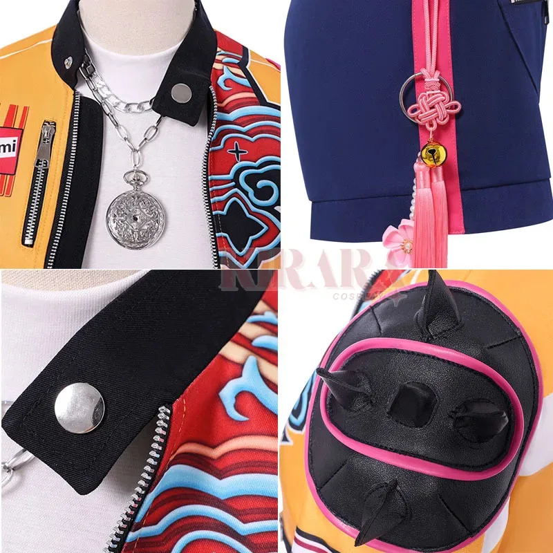 

25COSRumi Косплей Костюм Парик KPop Женщины Девушка Идол Охотники Демонов Косплей Ролевые Игры Вечерние Карнавальные Наряды Костюмы на Хэллоуин