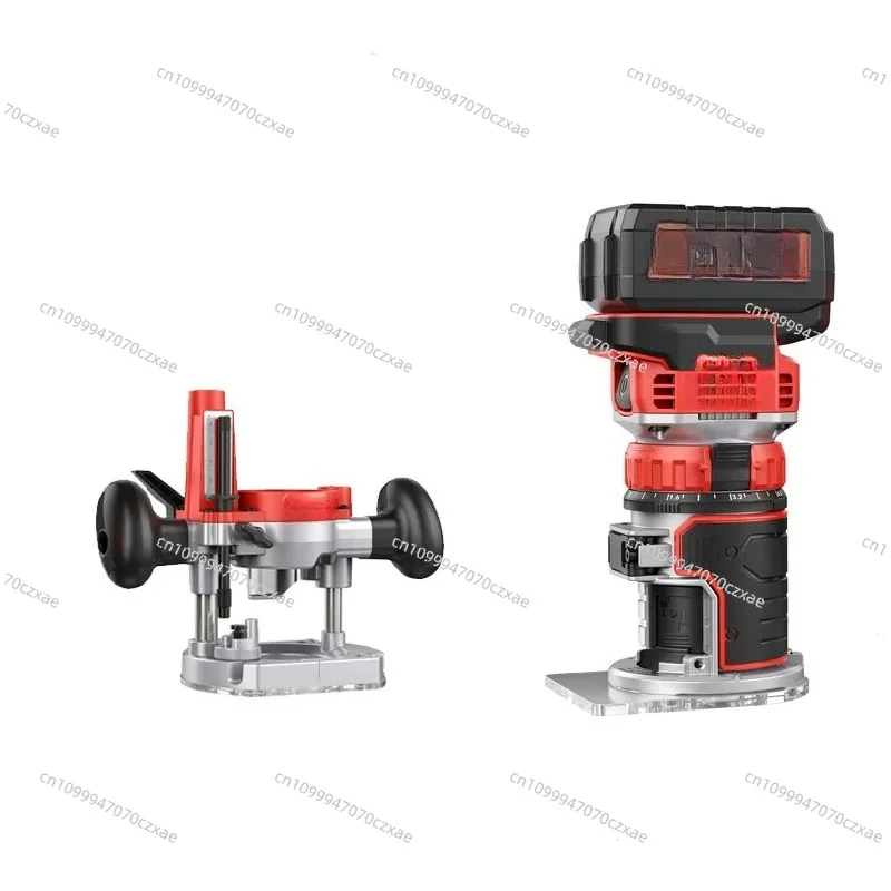 1329 Brushless Lithium Trim Router Portable Cordless Wood Edge Trimmer Carving Chamfer Milling Tool