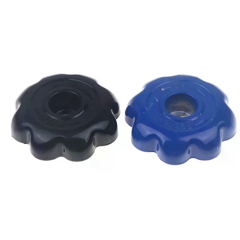 Aluminum Outside Hose Bib Replacement 8MM Square Hole Round Wheel Handle Cylinder Valve Gas Valve For Industrial Stove Types