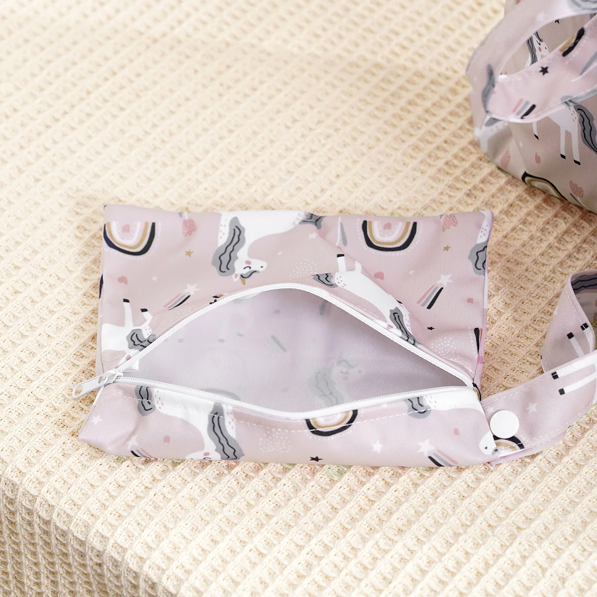 Elinfant 3 pezzi borsa portaoggetti multifunzionale leggera borsa per pannolini impermeabile borsa portatile bagnata e asciutta