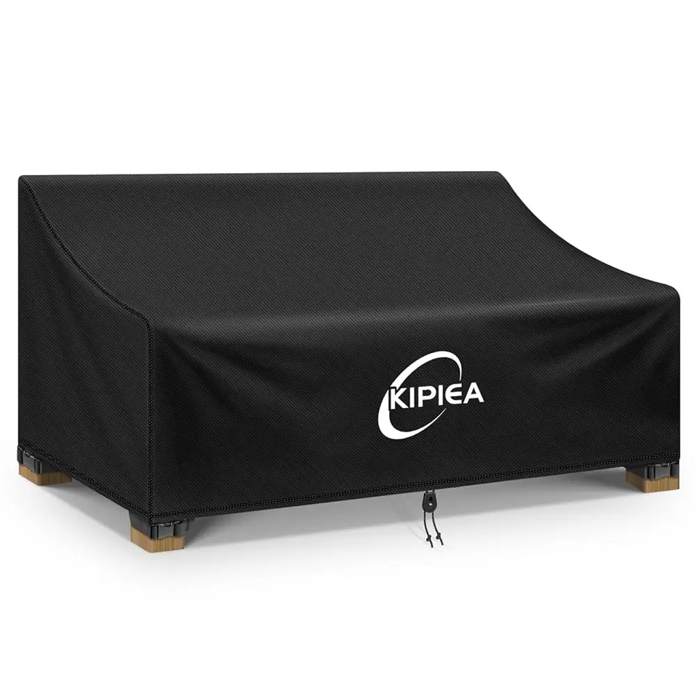 

Patio Sofa Cover, Heavy Duty Outdoor Couch Covers Waterproof Winter, 2-Seat Patio Furniture Cover Loveseat, Outdoor Sofa Covers