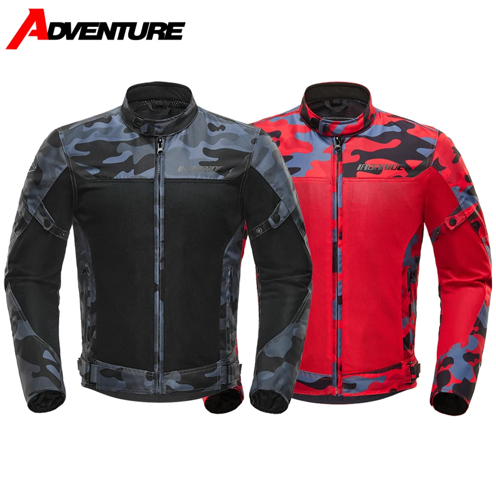 

Summer Riding Jacket Motorcycle Riding Jacket Wear-resistant Anti Drop Breathable Off-road Motorcycle Racing Protective Jacket