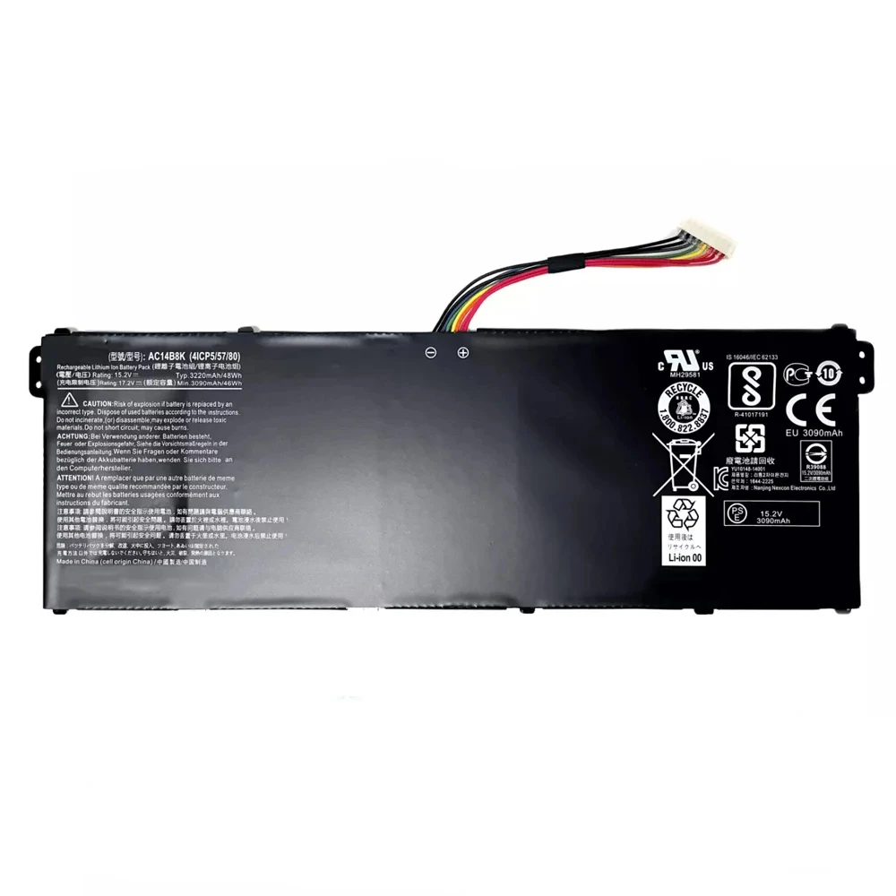 AC14B8K 15.2V 48Wh 3220mAh Laptop battery For Acer Aspire ES1-131 ES1-311 ES1-331 ES1-511 ES1-512 V3-111 E5-771 R3-131T