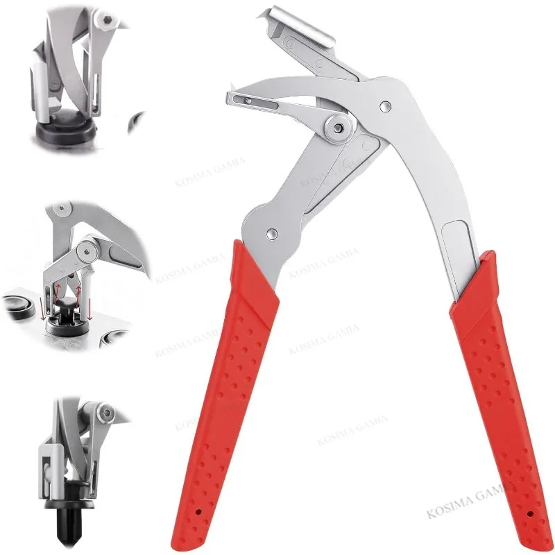 

Plastic Fastener Remover Tool Rubber Round Nail Car Clip Removal Pliers For Car Interior Door Panel Chassis Trunk Repair Tool