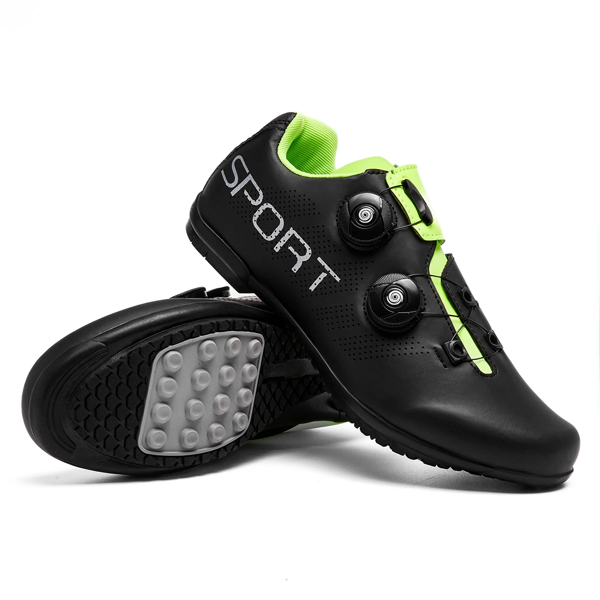 Lock-Free Cycling Shoes Flat Pedal Shoes Men Bike Cleat Sneaker MTB Bicycle Biking Women Breathable Indoor Boots