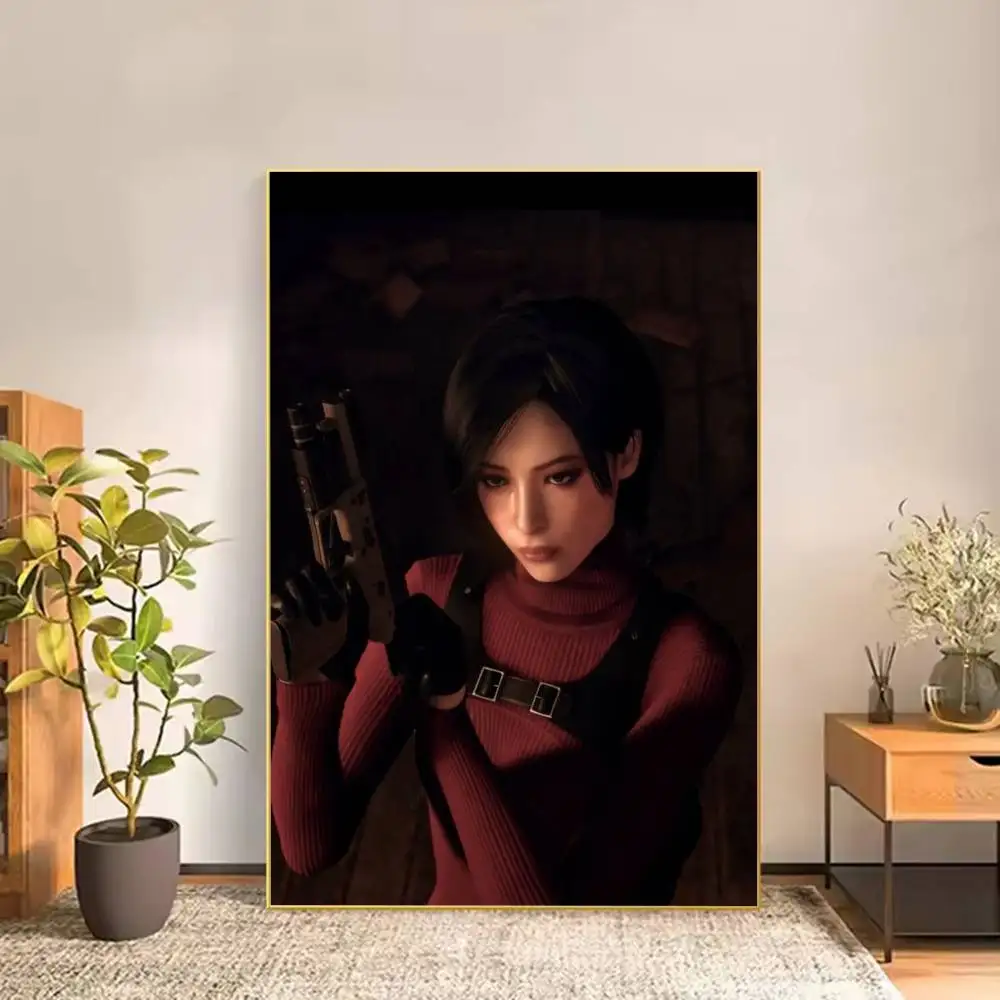 Ada Wong R-Resident E-Evil Poster Versatile HD Waterproof Wall Art Self-Adhesive Decor for Any Space Ideal Gift
