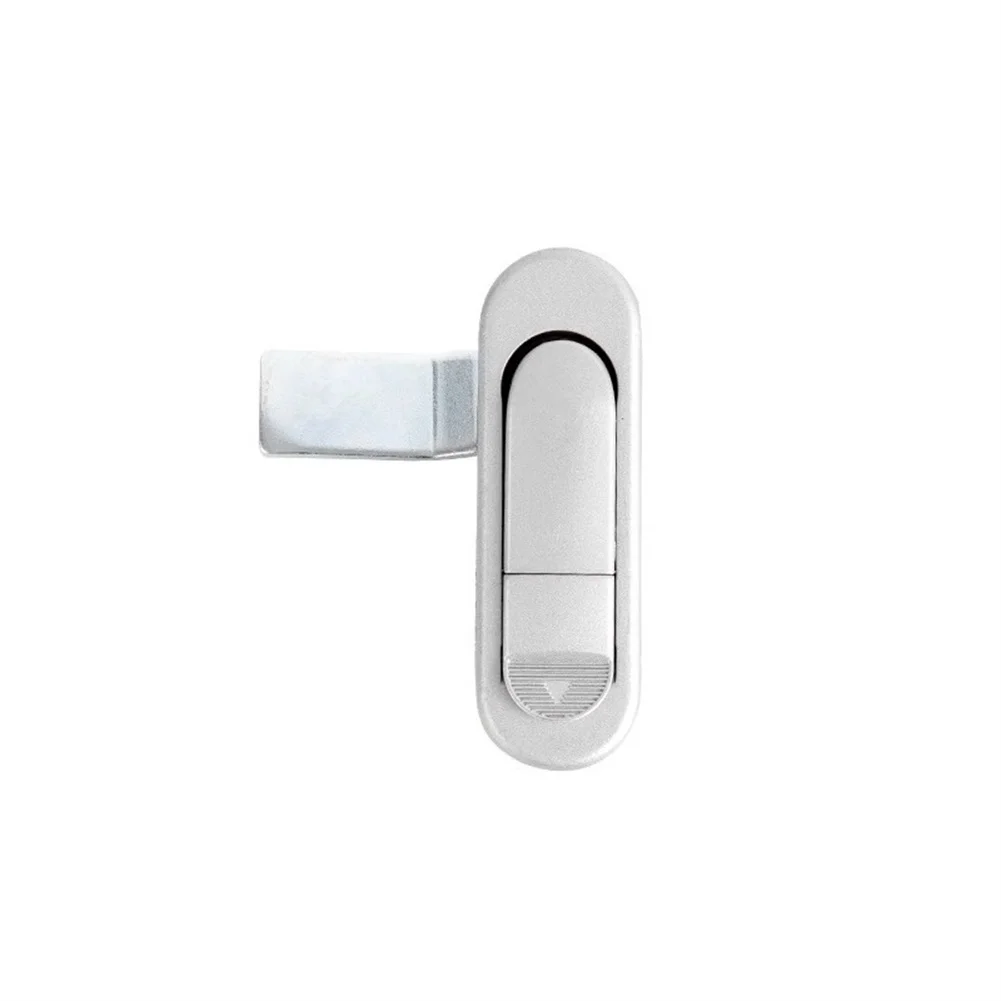 Zinc Alloy Flat Lock Push Button Latch Quick Locking And Unlocking For Power Distribution Cabinet Control Panels Electric Boxes