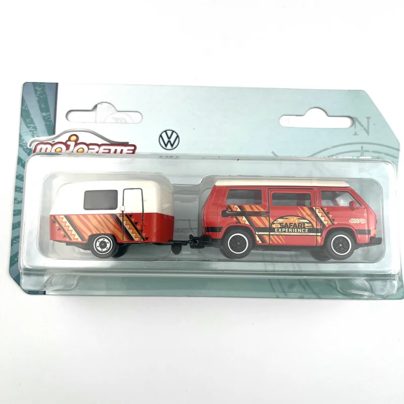 Majorette 1/64 for VOLKSWAGEN T3 trailer Diecast Model Car Kids Toys Gift