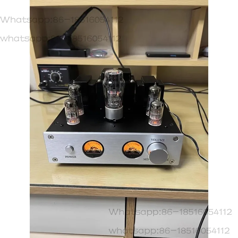 TY A-05 Vacuum Tube Amplifier 6P1 Single-Ended Class A Hi-Fi Stereo Bluetooth 5.0 VU Meter Integrated Amp
