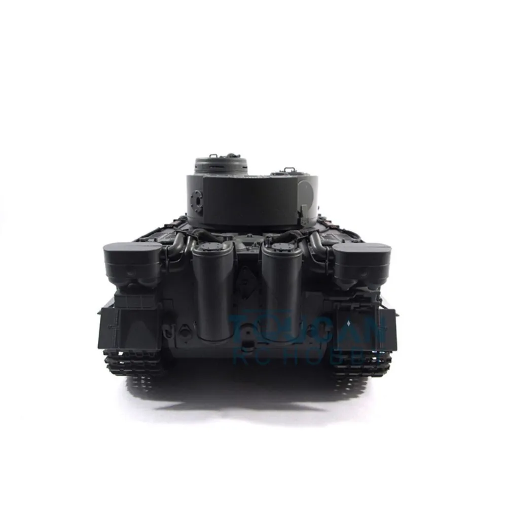 Métal Mato 1/16 échelle 360 degrés rotatif allemand Tiger I RC RTR modèle de réservoir BB tir couleur grise 1220 TH00649-SMT7