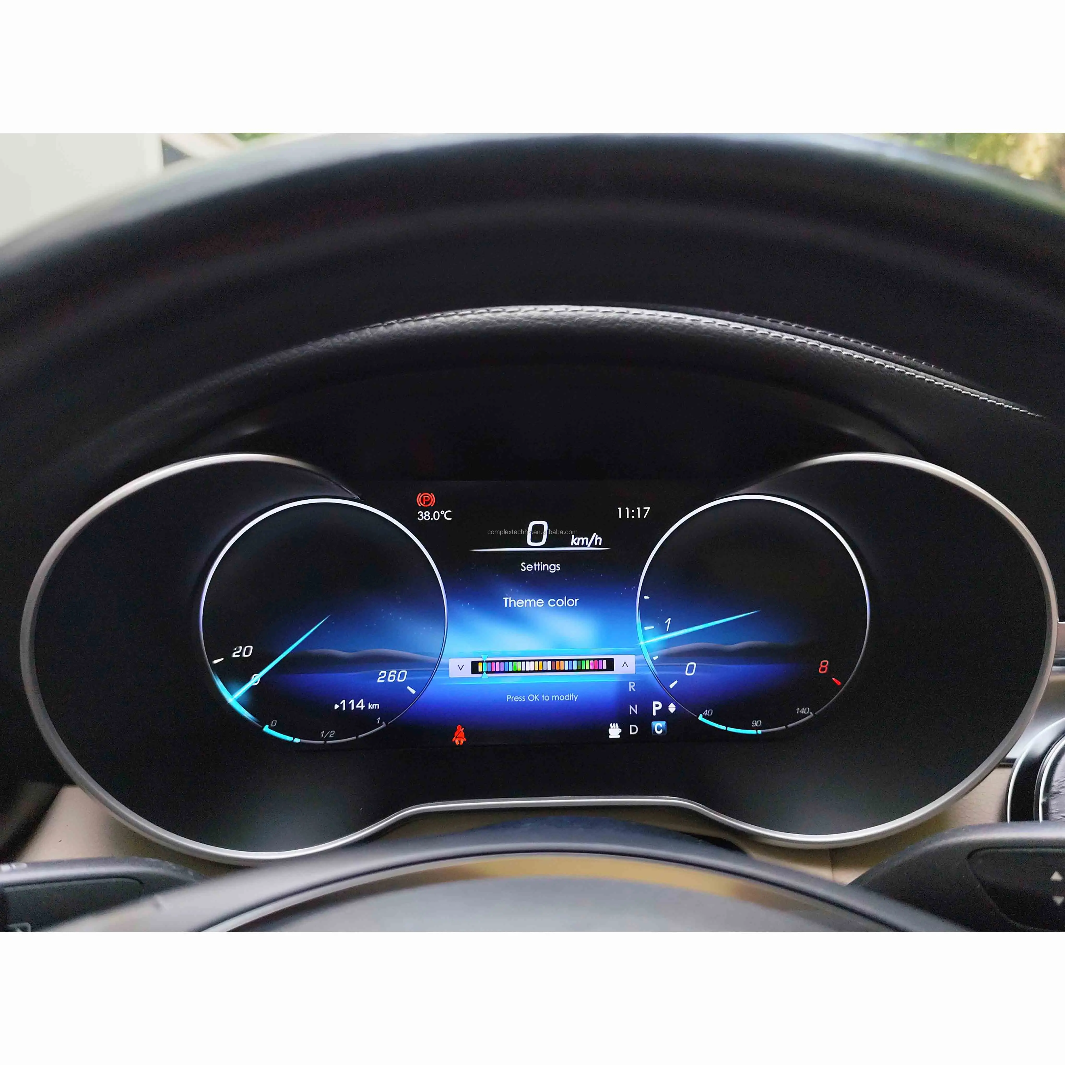 

12.3" Digital Instrument Cluster Dashboard LCD Speedometer For C GLC Class W205 X253 2015-2018 NTG5.0