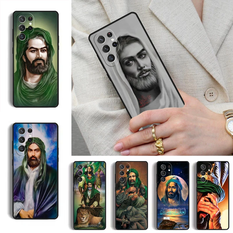Чехол для телефона Samsung Galaxy S26 S25 Ultra S24 S23 S22 S21 Plus Note 10 с изображением Имама Хусейна и Али (Шиитский)