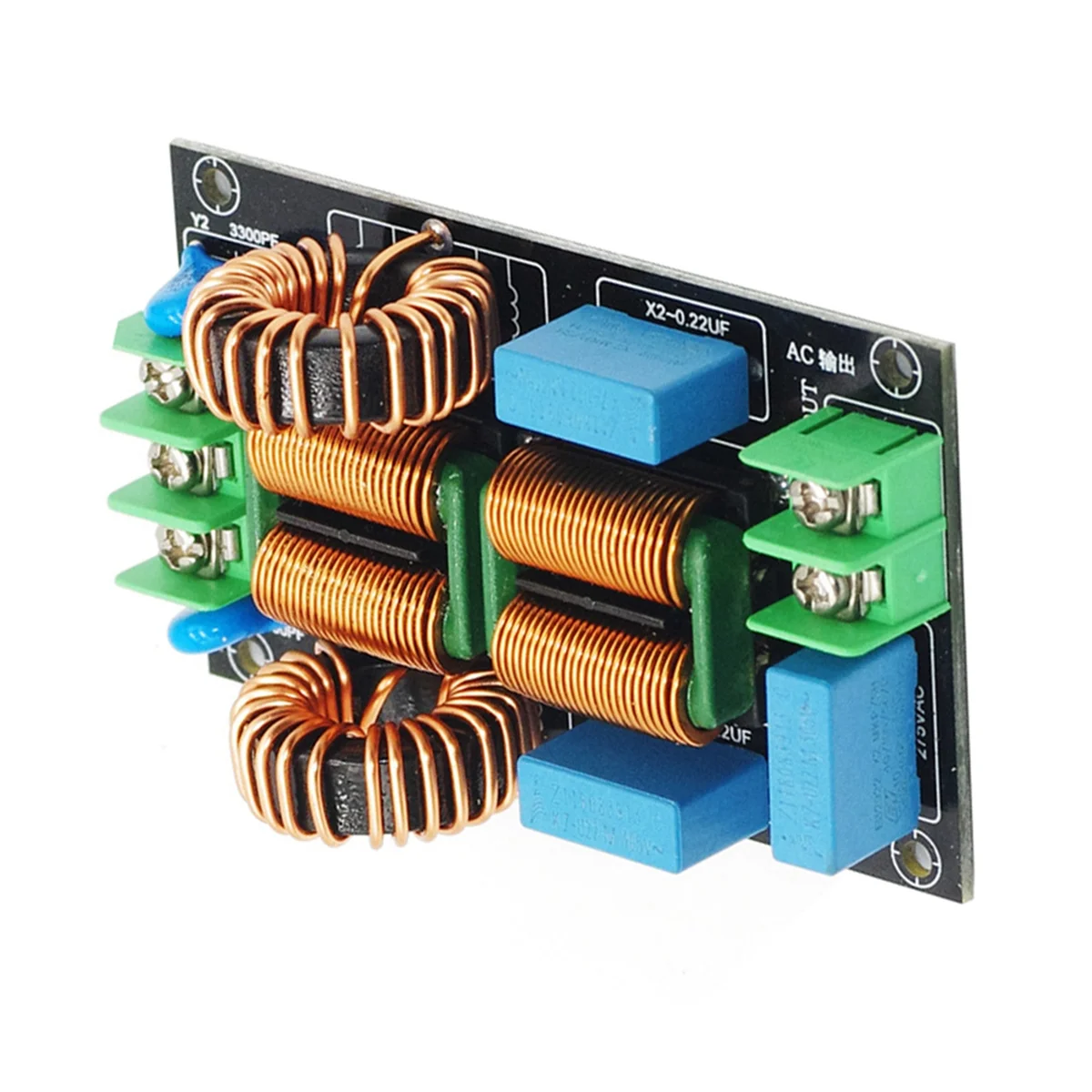 EMI Power Filter Board Audio Verstärker Netzteil Filter Gleichtakt Hohe Strom Elektromagnetische HiFi Audio 20A-Elect