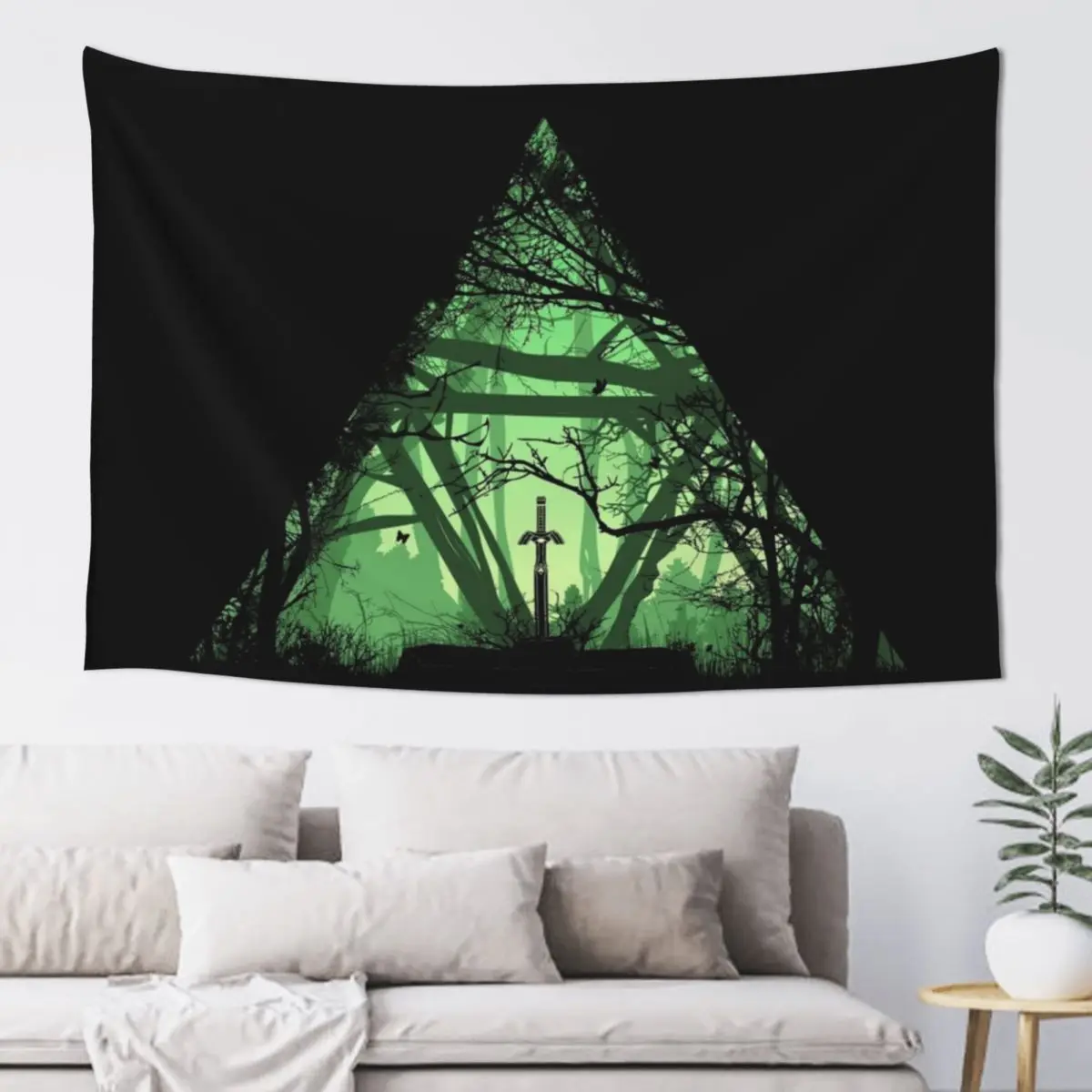 

Sword in the Forest Tapestry Wall Decor Room Ornaments Room Decor Cute Wall Decoration Items Tapestry