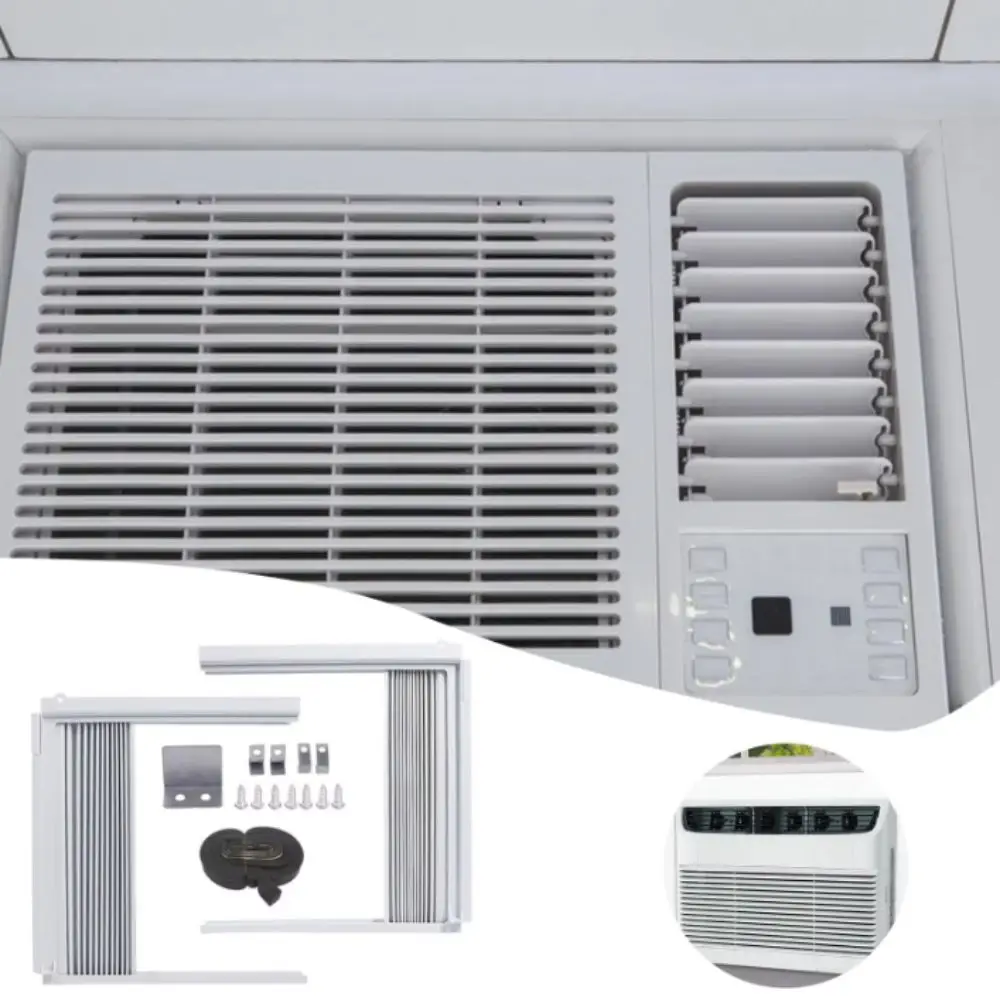 ABS Material Window Air Conditioner Side Panel Expandable Panel Dustproof Function Air Conditioner Baffle Foldable Design