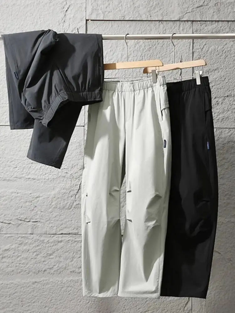 

Повседневные свободные брюки прямого кроя, весенние сезонные мужские и женские пары, модные джам-солдатские брюки, молодежные энергетические брюки