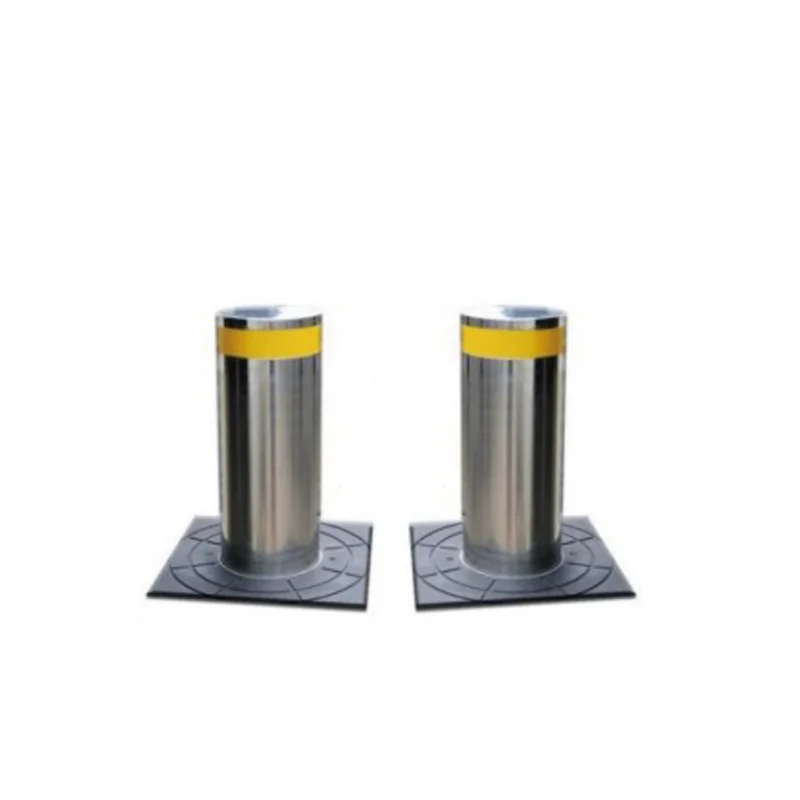 Parking Barrier Rising Bollard 273 Diameter Pole Electric Rising Hydraulic Bollard Electric Bollard