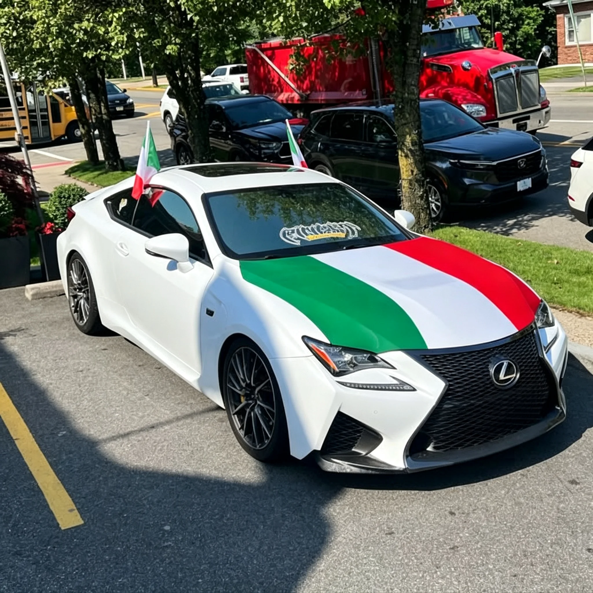 115x160cm 130x160cm Italy Flag Car Hood Cover Elastic Fabrics Bonnet Banner Flag Decoration Event Items