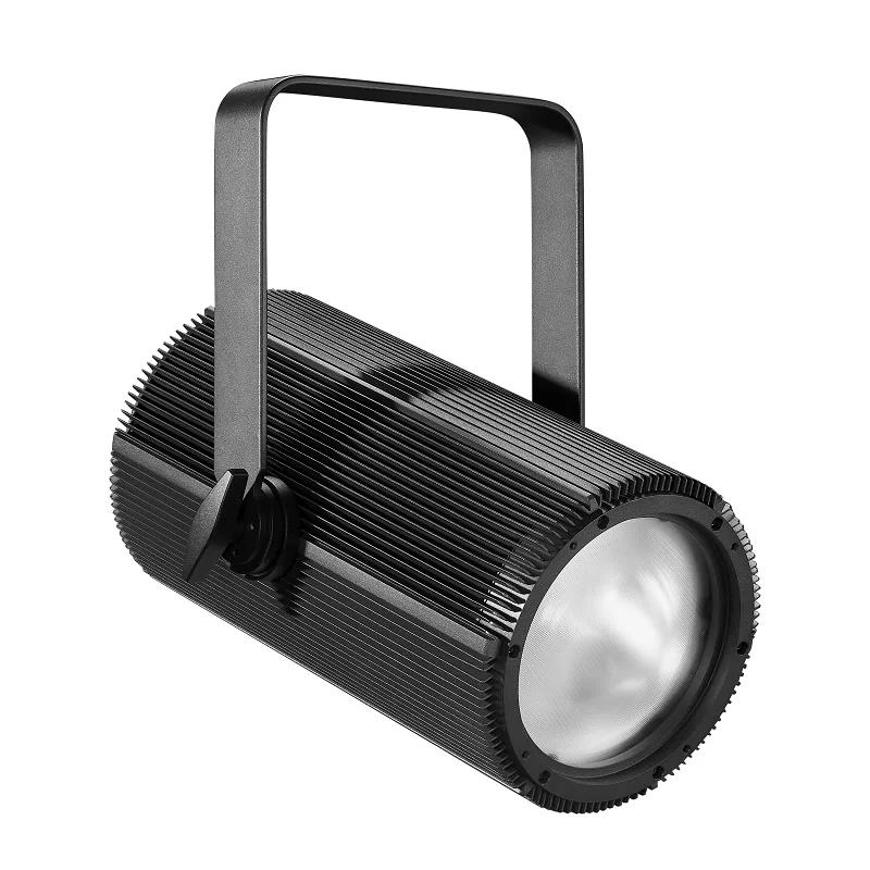 200W Fanless LED Fresnel Light RGBAL 5in1 White High CRI Ra90 Silent DMX RDM Zoom Studio Theater TV Film Photography Spot Light