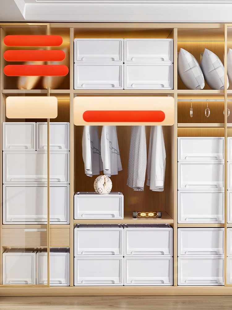 

Home Use Plastic Transparent Der Sle Storage Box Extra Large Organizer Box for Pants And Underwear No Brand Specified