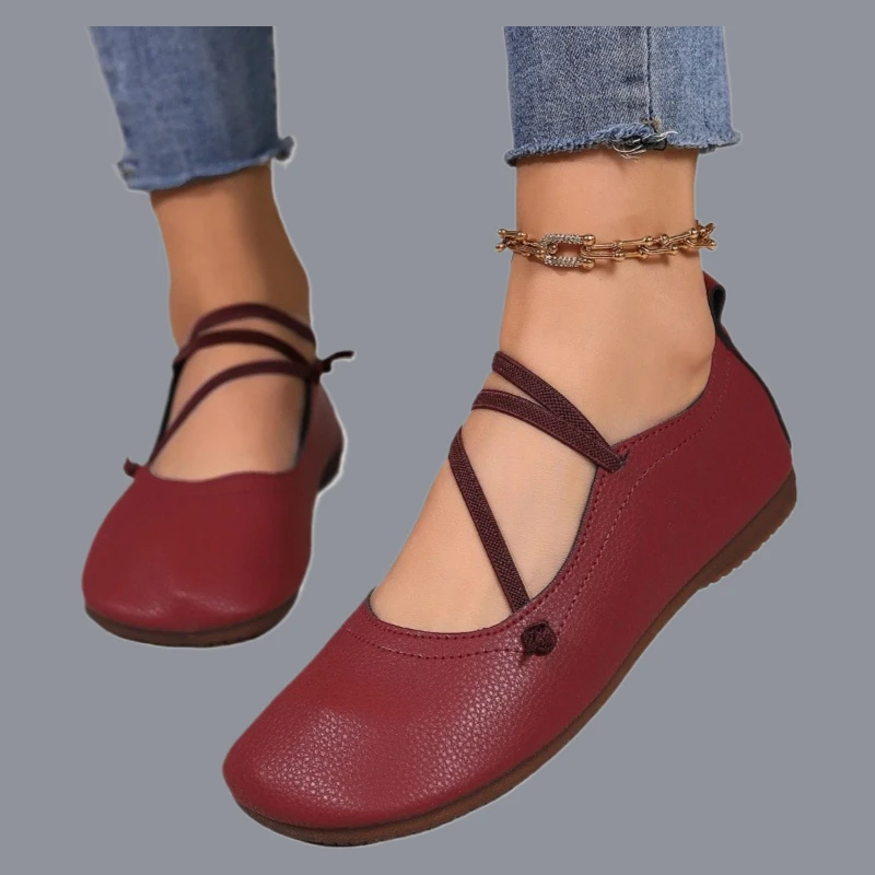 Frau Karree Lackiertem Leder Wohnungen Vintage Schmale Band Loafers Luxus Neue Casual Flache Einzelne Schuhe Marke Designer