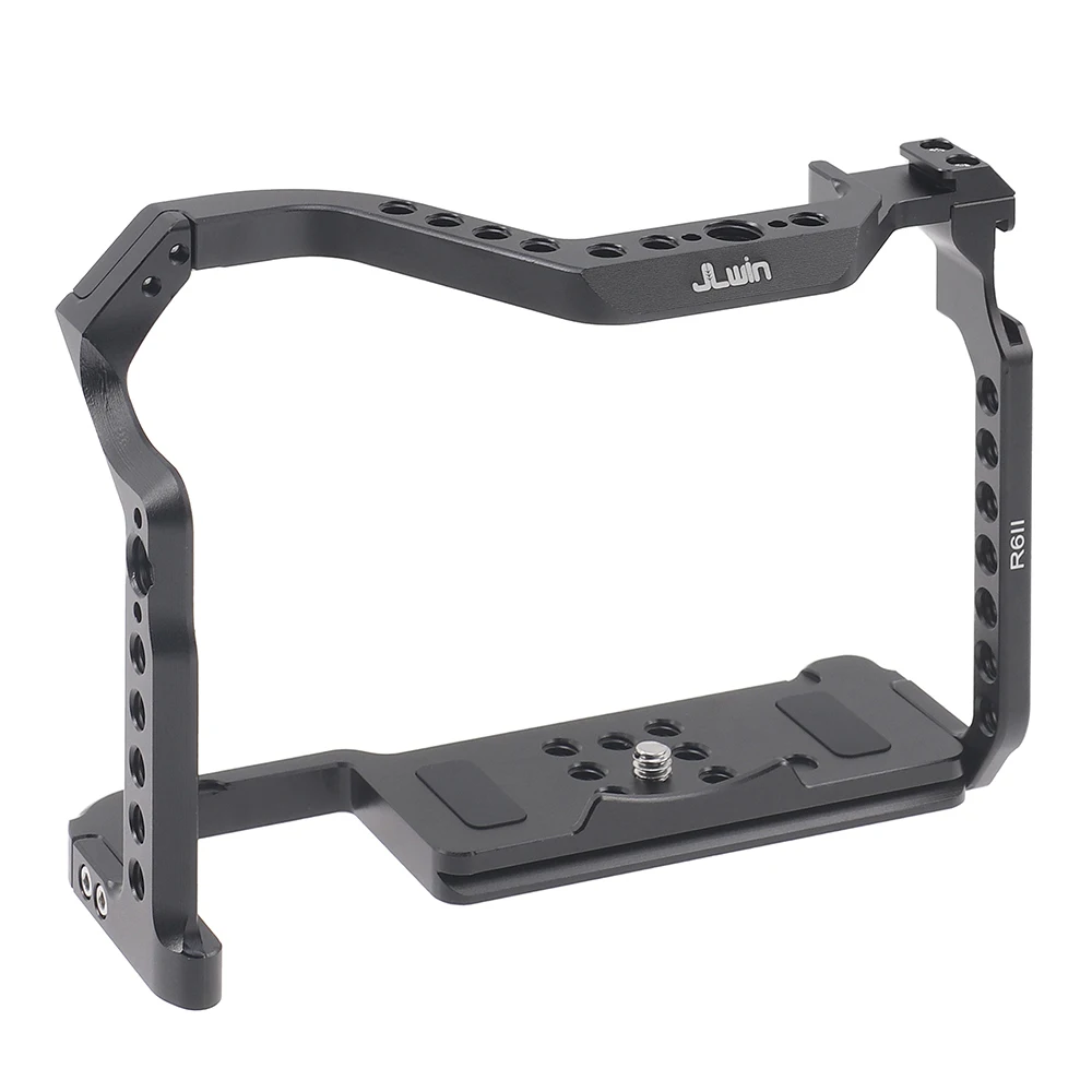 For Canon EOS R6II Camera Cage Kit Aluminium Photography Expansion Frame R62 Vertical Shooting L-shaped Plate Camera Accessories