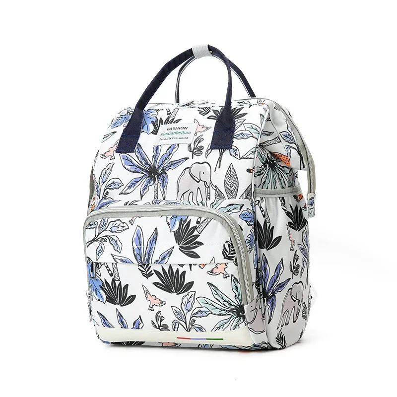 

Nappy Backpack Bag Mummy Large Capacity Bag Mom Baby Multi-Function Waterproof Outdoor Travel Diaper Bags for Baby Care Gifts