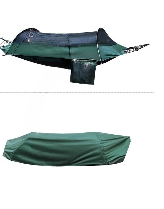 Hammock Outdoor Adult Thickened Anti-Rollover Anti-Mosquito Shade Camping Sky Tent Double Large Hammock