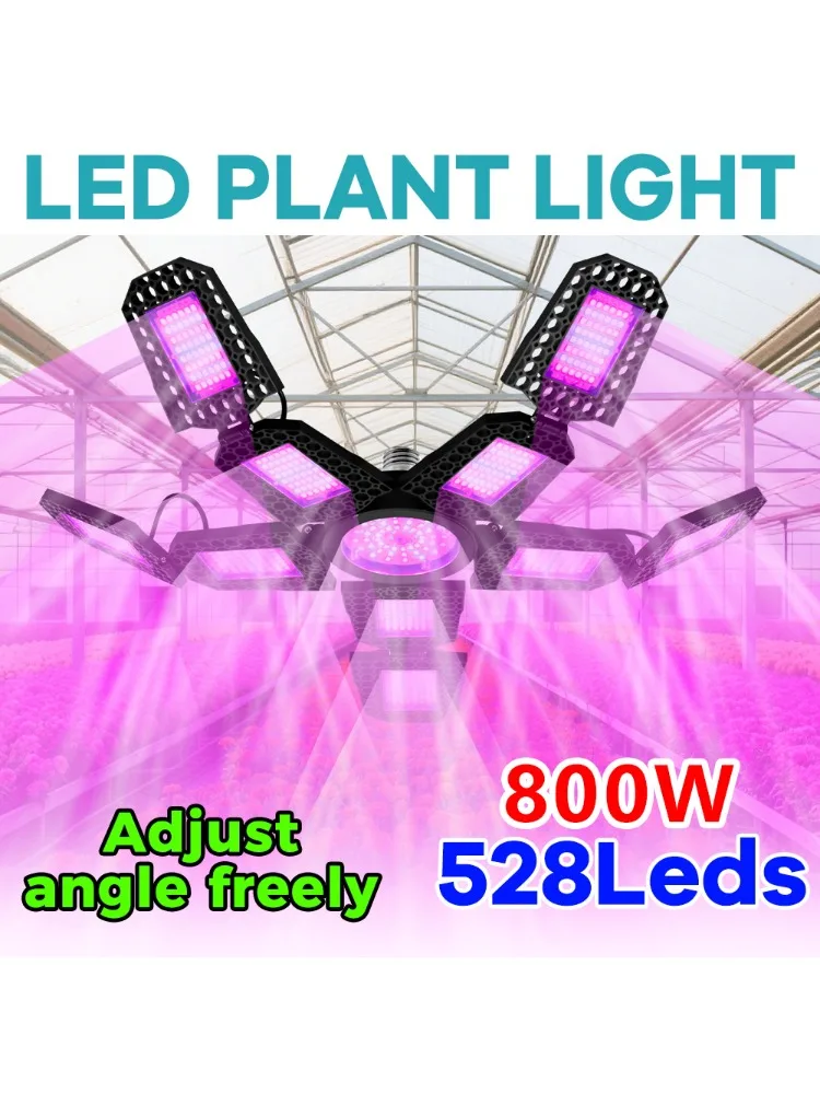Żarówka LED do uprawy roślin E27, pełne spektrum, AC100-277V, deformowalna, światło słoneczne UV/IR, do szklarni, namiotów, do uprawy sadzonek. — 2
