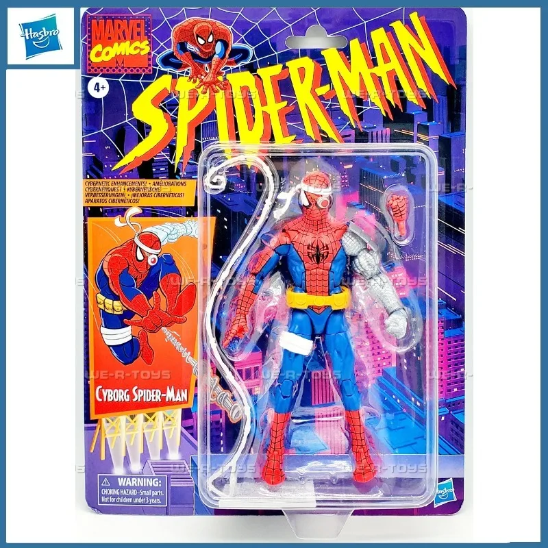 

Hasbro оригинальная фигурка Человека-паука Marvel Legends Cyborg, игрушки для мальчиков и девочек, детский подарок, коллекционная модель, украшения