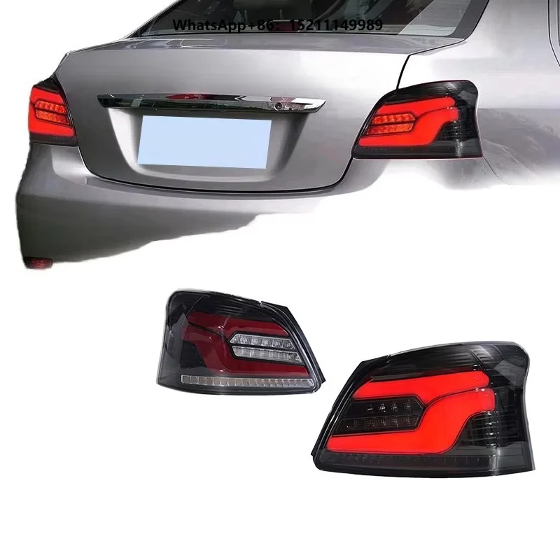 Veidt for 2008-2013 Tail Light Assembly Vios Modified LED Running Lights Flowing Turn Signal Brake Lights