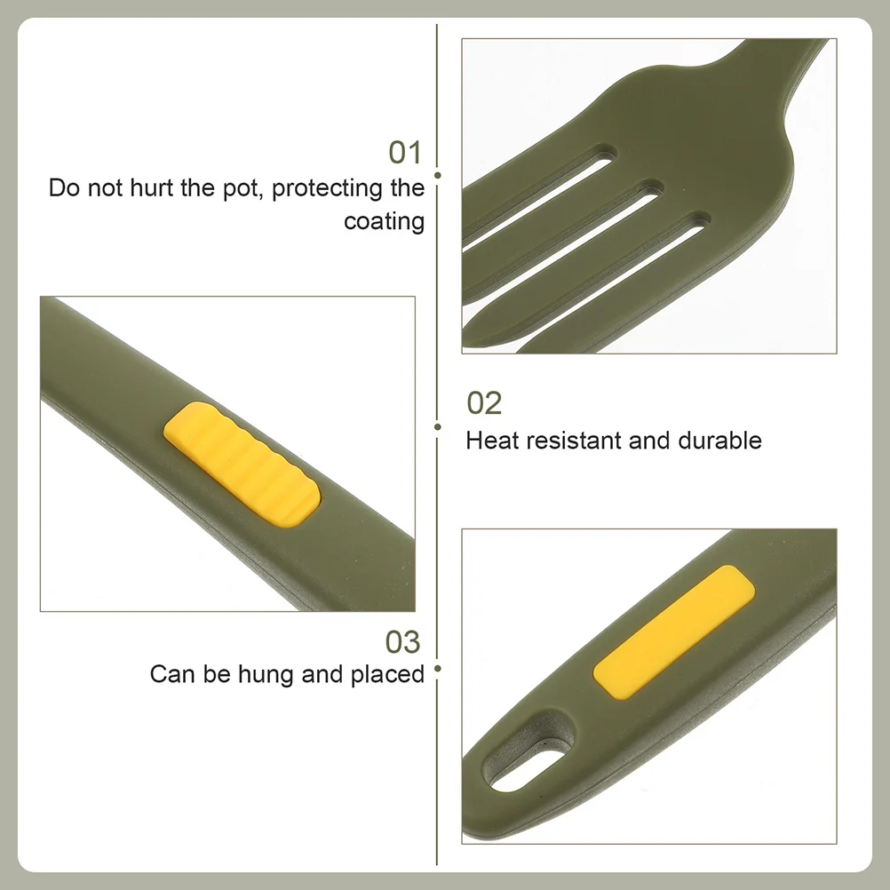 

2Pcs Premium Silicone Forks for Cooking Non-Stick Safe Material Lightweight Portable Spaghetti Fork Ideal for Salad Stirring