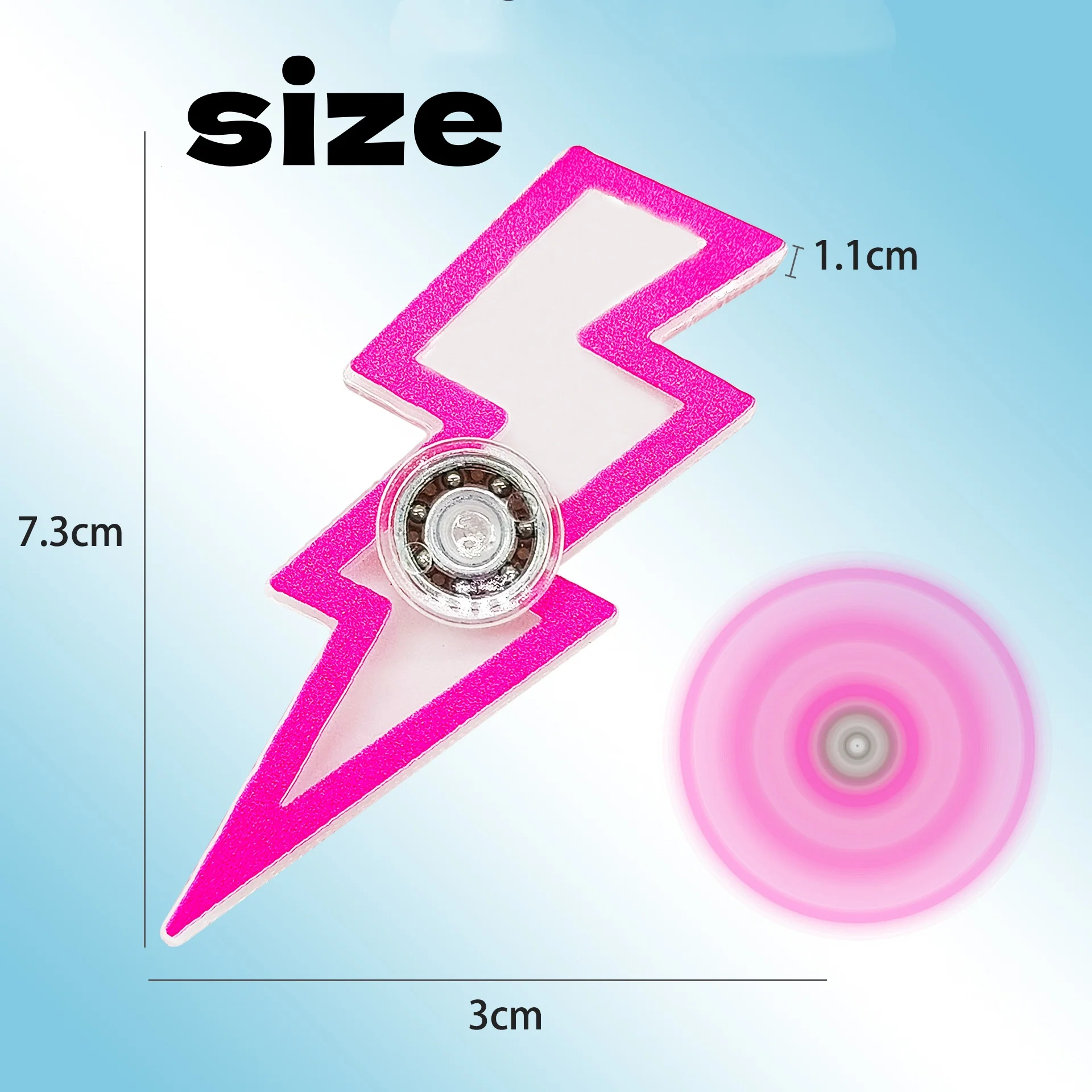 5 قطعة الدوران الإبداعي البرق تململ سبينر الإجهاد الإغاثة تململ لعبة يده لعبة أدهد اليد سبينر الإجهاد تخفيف سطح المكتب لعبة