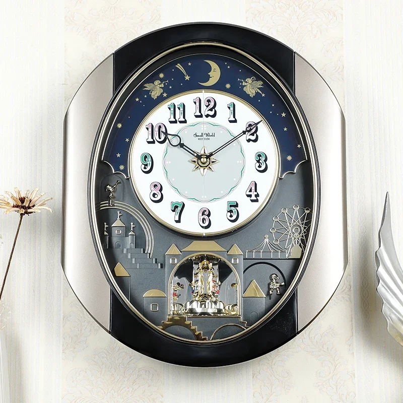 

Unique Antique Wall Clocks Luxury Nordic Premium Mechanical Aesthetic Wall Clocks Design Retro Reloj De Pared Home Furniture