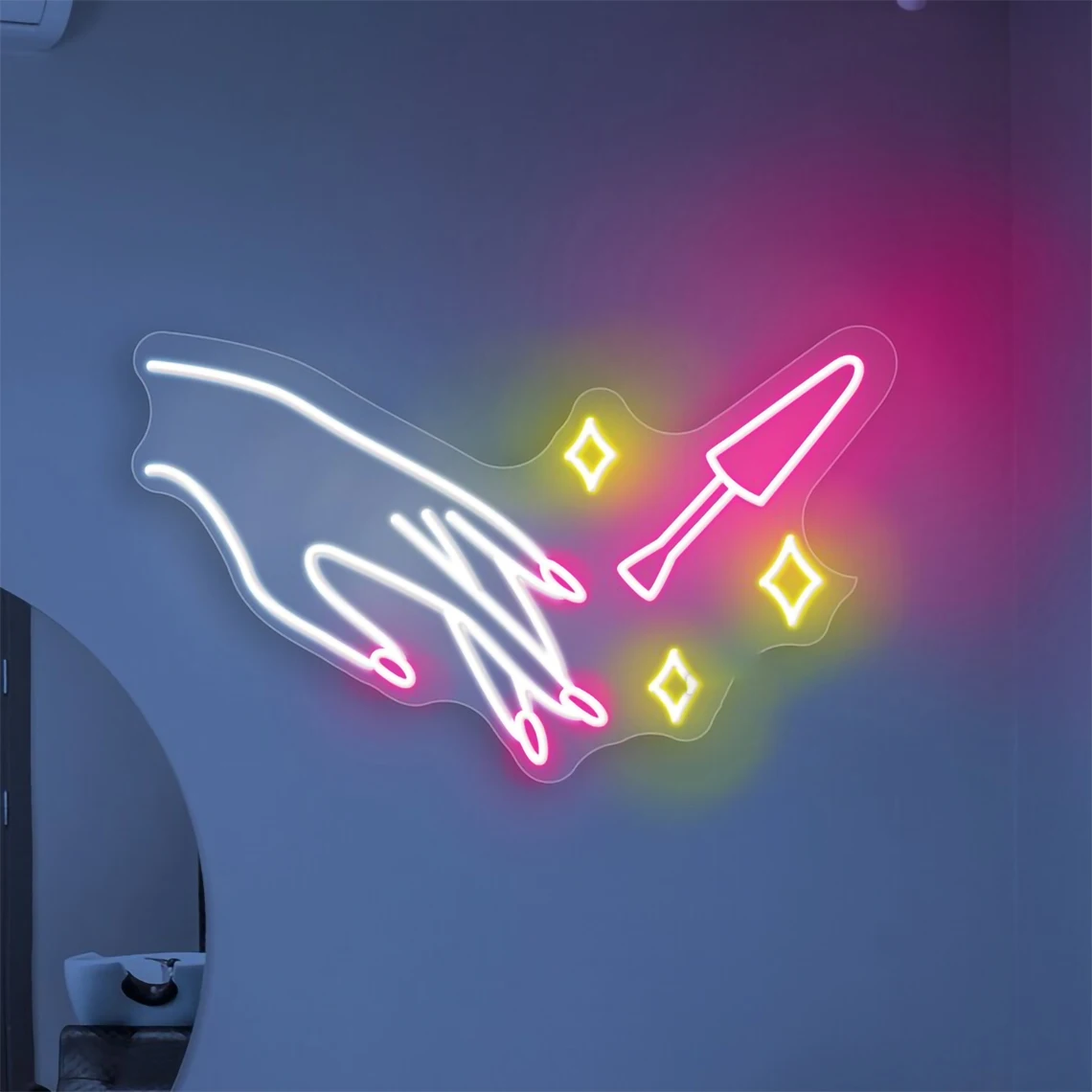 

Nail Salon Neon Sign Salon Shop Sign Custom Nail Beauty Sign Home Decor Nail Salon Decor Spa Shop Decor Beauty Salon Wall Art