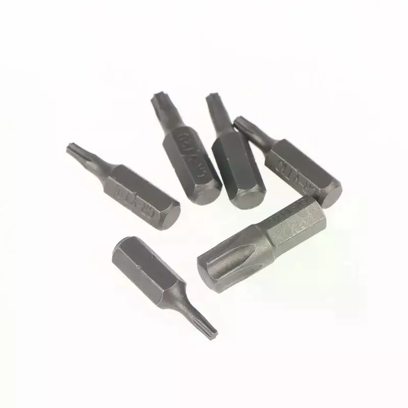 5Pcs Torx Screwdriver Bit 1/4 Inch Hex Shank T8 T10 T15 T20 T25 T30 T40 T45 Security Head Drill Bit Set Supply Accessory