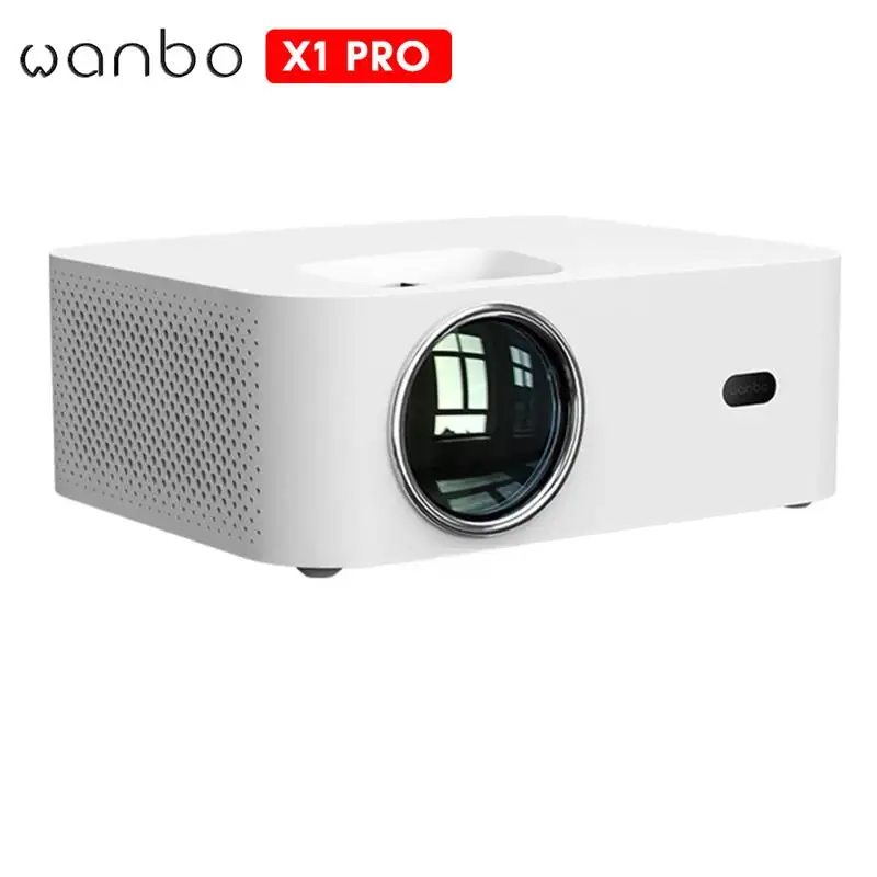 New Wanbo X1 Pro Smart Projector Android 9.0 1GB+8GB Memory 2.4G WIFI Home Theater Cinema Four Directional Keystone Correction