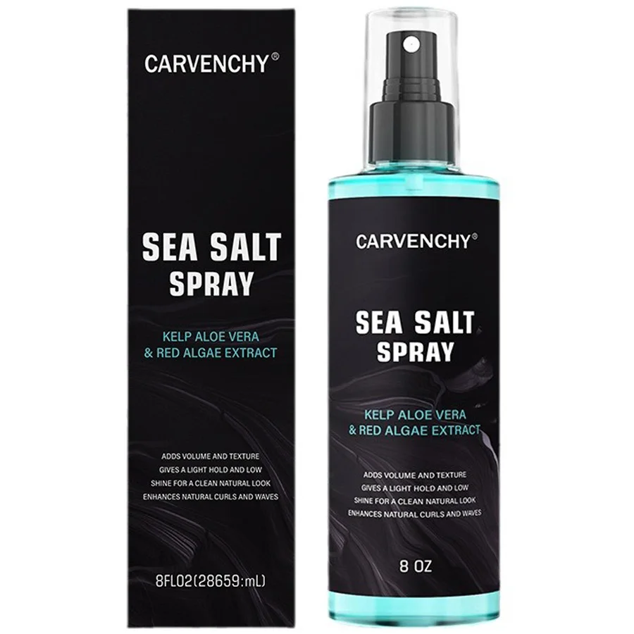 

Sea Salt Spray for Men - Hair Texturizing Spray with Kelp, Aloe Vera and Red Algae Extract - Surf Sprays to Add Volume