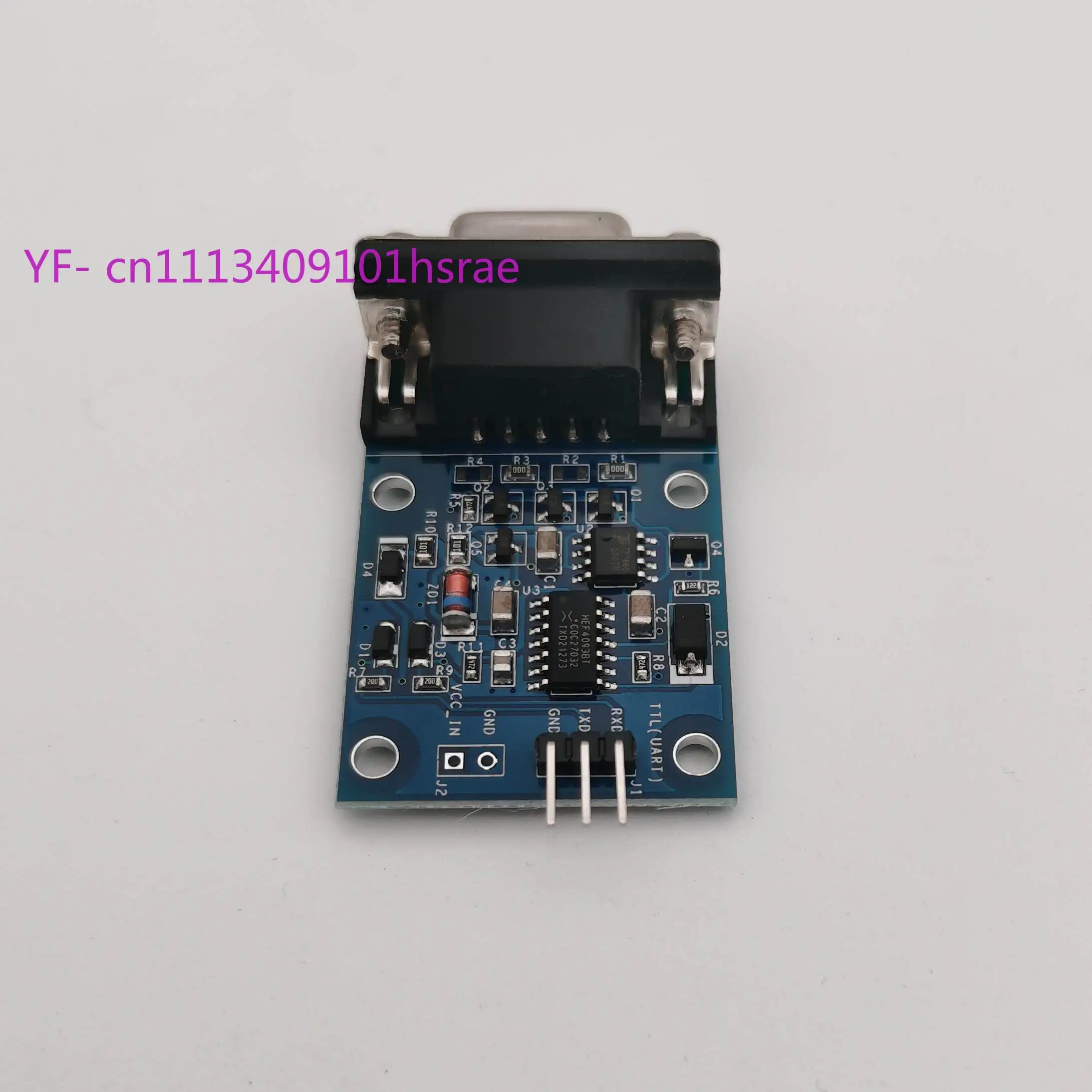 Passive RS232 to TTL Mutual Conversion Module No External Power Needed Compatible with 3.3V 5V TTL RS232 Level Adapter