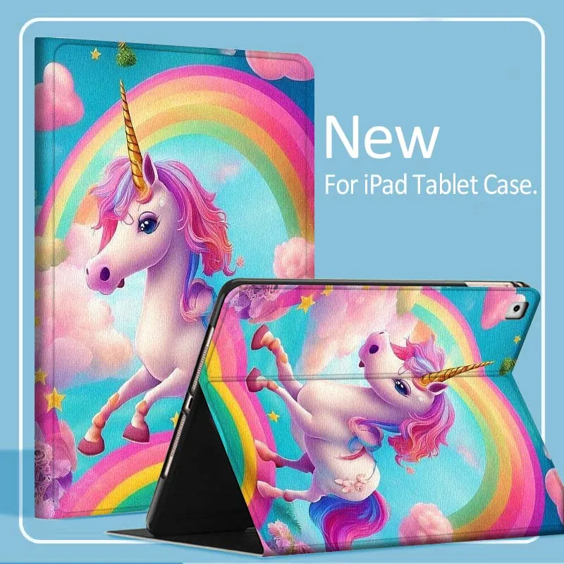 

Anime Unicorn Design For iPad Pro Air Mini 1 2 3 4 5 6 7 7th 8th 9th 10th 11th 10.2 9.7 10.5 10.9 11 2024 2025 Tablet Case